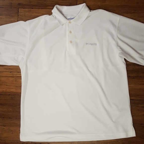 Columbia Golf Polo short sleeve white shirt - Picture 1 of 8